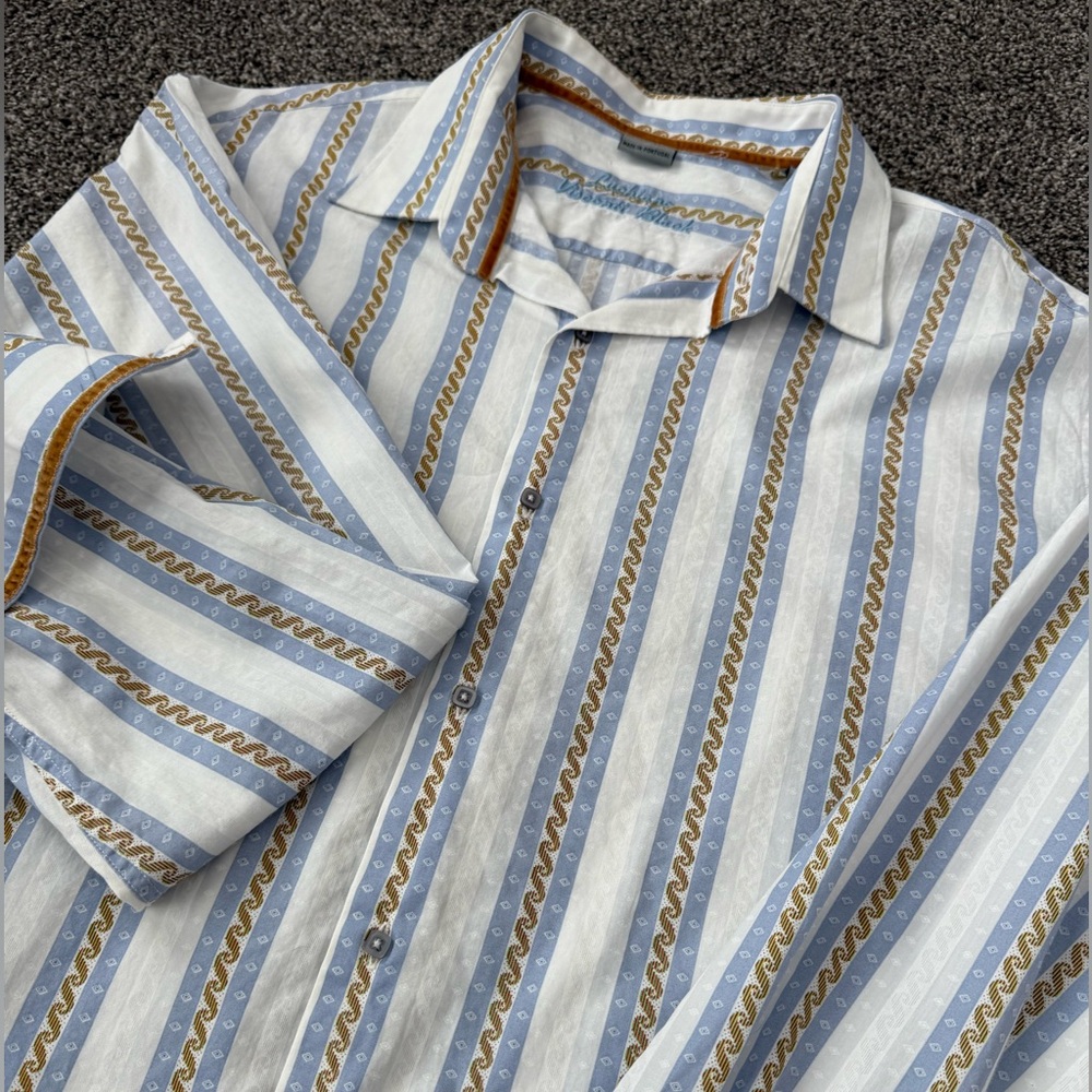 Luchiano Visconti Black long sleeve button down